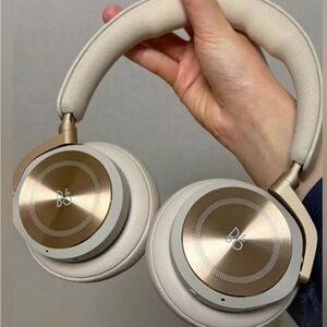 Bang & Olufsen Gold and Cream Over-Ear Headphones